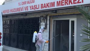 Çiğli Belediyesi'nden korona ile mücadelede önemli hamle! Huzurevlerine Koronavirüs Temizliği