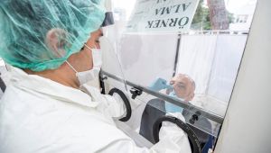 Eşrefpaşa Hastanesi’nde sağlık çalışanları için özel koruma