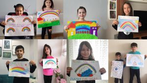 Evden, “Evde kal”ı resmettiler!