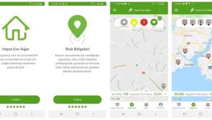 'Hayat Eve Sığar' uygulaması, koronavirüs risk haritanızı gösteriyor