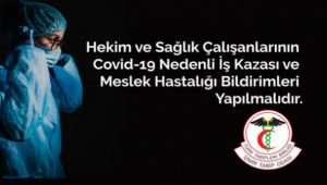 İzmir Tabip Odası: Covid-19 nedeniyle ölen hekimler ve sağlık çalışanlarının bile bildirimlerinin yapılmadığı anlaşııyor
