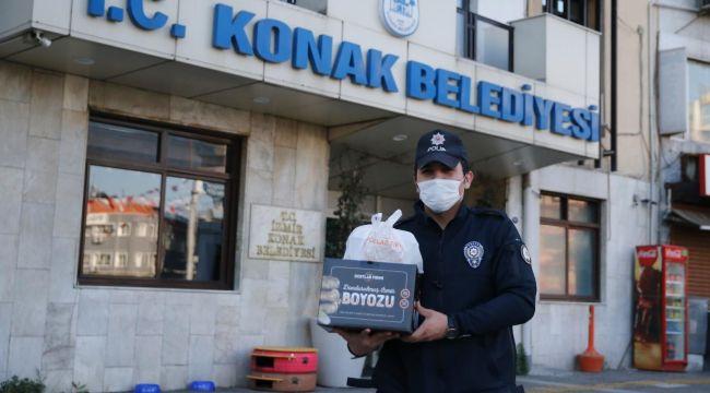 Konak Belediyesinden boyozlu destek