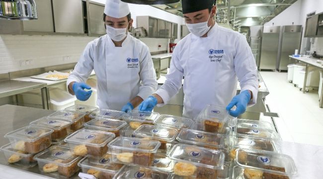 Sağlık çalışanlarına lezzetli destek