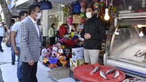 Başkan Kırgöz'den esnafa bayram ziyareti