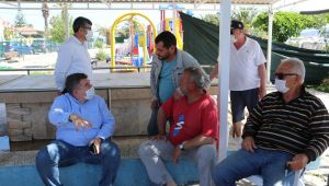 Başkan Oran'dan balıkçılara ziyaret! "Bu zor günleri birlikte atlatacağız"