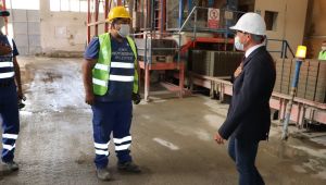 Başkan Soyer bayramlaşmaya İZBETON’da başladı