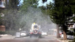 Bayraklı’nın dezenfektan karnesi açıklandı! 24 mahalleye 2 bin 100 ton dezenfektan