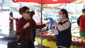 Bayram öncesi Buca pazarlarında teyakkuz