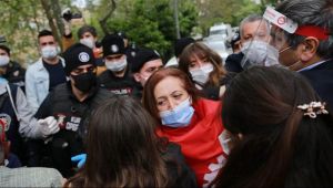 DİSK Başkanı Arzu Çerkezoğlu ve beraberindekiler gözaltına alındı