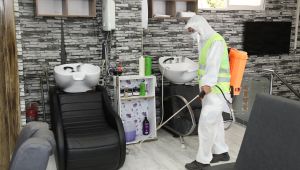 Gaziemir Belediyesi dezenfeksiyona aralıksız devam ediyor