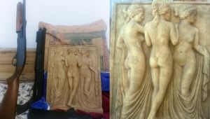 İzmir'de tarihi eser operasyonu