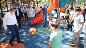 Çocuklar sokağa çıktı, renkli görüntüler oluştu