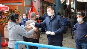 Menderes Belediyesi'nden maske seferberliği!