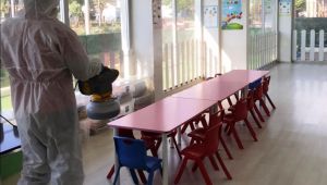 Ödemiş’te dezenfeksiyon mesaisi tam gaz