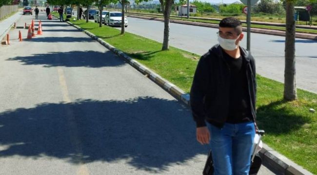 Terhis olan askerler otogara akın etti