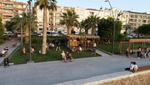 Başkan Kırgöz'den 75. Yıl Parkına Özel Palmiye Kafe