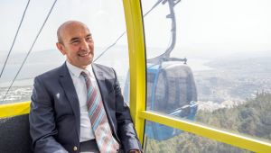 Başkan Soyer'den yeniden açılan Teleferik tesislerine ilk ziyaret