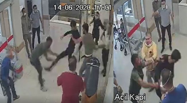 Gaziantep'te sağlık çalışanlarına palalı saldırı!