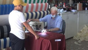 76 yaşında koronayı yenen usta işinin başına döndü!