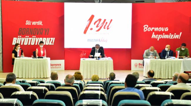 Bornova’da faaliyet ve denetim raporu meclisten geçti!