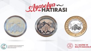 Hazine ve Maliye Bakanlığı'ndan 'Ayasofyalı' Hatıra Para!
