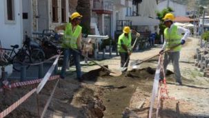 Foça yeni içme suyu hattına kavuşuyor