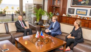 Fransa Başkonsolosu'ndan Başkan Soyer’e veda ziyareti