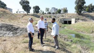 Gaziemir belediyesi “Dere”ye akan kanalizasyon sorununu çözüyor!