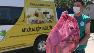 Konak Belediyesi bir yılda 7 buçuk ton atık ilaç toplandı!