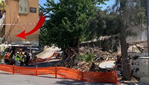 Narlıdere Metro yapımında göçük: Zemin üstü yapı çöktü!