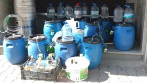 Ödemiş'te sahte 'alkol' operasyonu!