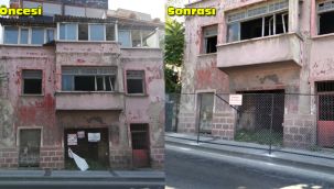 ÖZEL HABER/ Konak’ta metruk binalar tehlike saçıyor, vandallar da levhaları çalıyor!