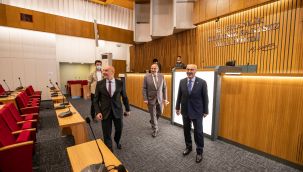 Vali Köşker'den Başkan Soyer’e iade-i ziyaret