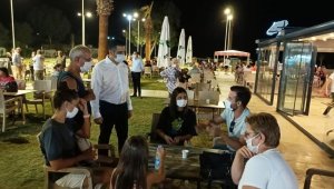 Başkan Kayalar'dan gece mesaisi