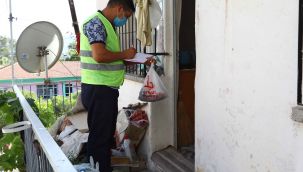 Bayraklı Belediyesi'nden 74 aileye 150 kg et