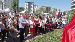 Ceren Özdemir, Fatma ve Habibe kardeşlerin ismi Çiğli'de ölümsüzleştirildi