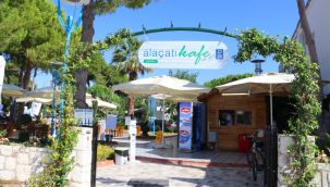 Çeşme'de Alaçatı Kafe Çamlık Yol’da hizmete girdi