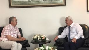 CHP'li Sertel'den İEOSB Başkanı Mutlu’ya ziyaret