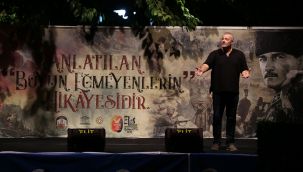 Efes Selçuk'ta Levent Üzümcü boyun eğmeyenlerin hikayesini anlattı
