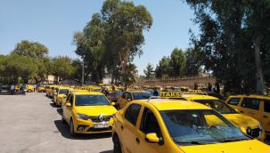 İzmir'de zamlı tarife öncesi taksicilerden