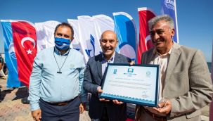 İzmir'in Körfez kıyılarında mavi bayrak coşkusu