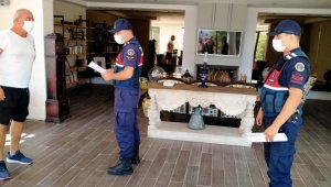 Jandarmadan İzmir'de Covid-19 denetimleri
