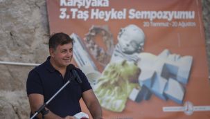 Karşıyaka Belediyesi'nin düzenlediği Taş Heykel Sempozyumu sona erdi