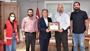 Kızılay'dan Başkan İduğ'a teşekkür: 