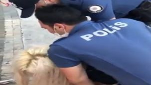 Maske takmadığı için genç kadını tartaklayan polisler hakkında karar verildi