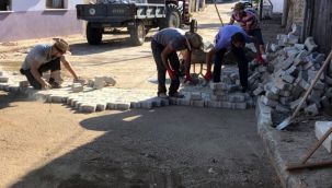 Ödemiş’te kilit parke taş seferberliği