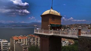'Tarihi Asansör' sokağında