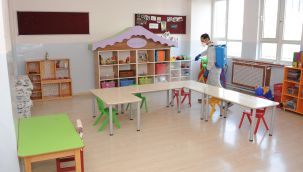 Balçova’da ilk zil öncesi dezenfeksiyon