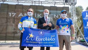 Başkan Soyer Euro Velo 8. Akdeniz Rotası İzmir Güzergahı'nı açtı