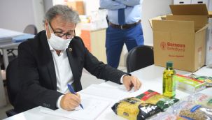 Bornova’da sosyal yardımlar devam ediyor